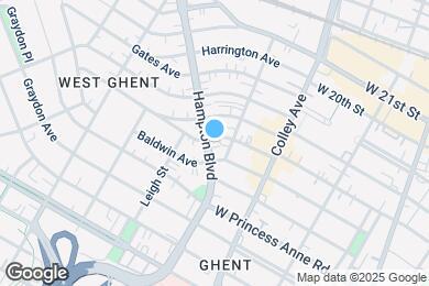 Map image of the property - 1416 Hampton Blvd