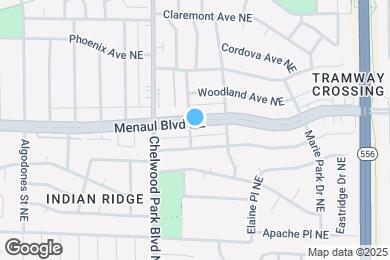 Map image of the property - 12100 Menaul Blvd NE