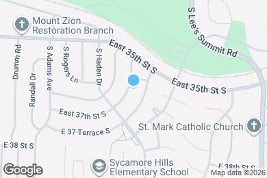 Map image of the property - 3605 S Stayton Ave