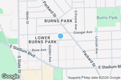 Map image of the property - 1211 Brooklyn Ave