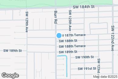 Map image of the property - 12625 SW 188th St