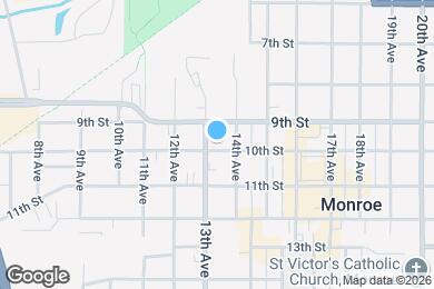 Map image of the property - 1309 10th St