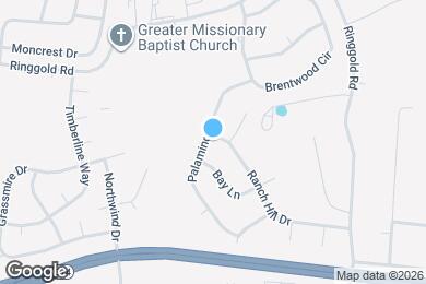 Map image of the property - 1831 Palamino Dr