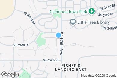 Map image of the property - 2501 SE 175th Ave