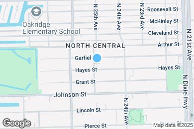 Map image of the property - 1111 N 25th Ave
