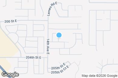 Map image of the property - 20125 15th Avenue E
