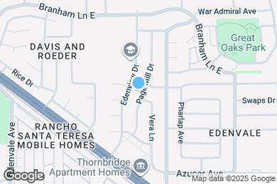 Map image of the property - 219 Page Mill Dr