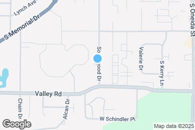 Map image of the property - 2545 Southwood Dr