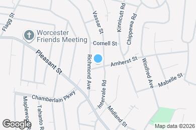 Map image of the property - 11 Amherst St