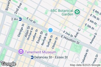 Map image of the property - 255 E Houston St