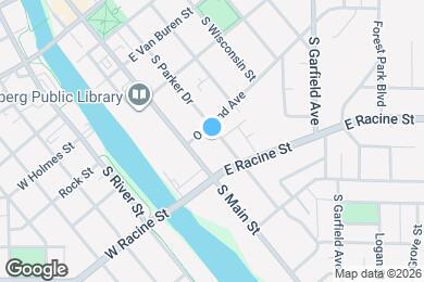 Map image of the property - 410 S Parker Dr