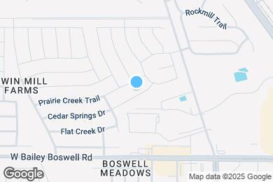 Map image of the property - 4736 Cedar Springs Dr
