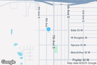 Map image of the property - 1205 8th Ave S