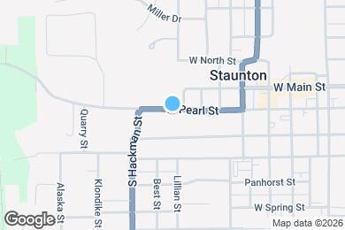 Map image of the property - 814 W Pearl St