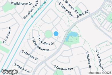 Map image of the property - 4165 E Thunderheart Trail