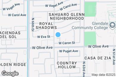 Map image of the property - 9026 N 64th Dr