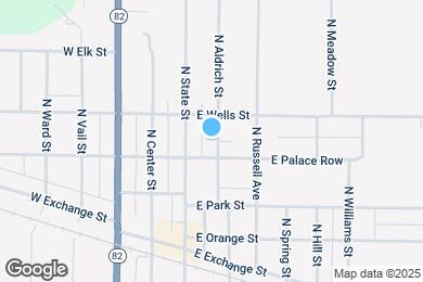 Map image of the property - 411 N Aldrich St