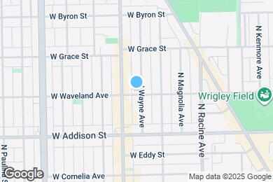 Map image of the property - 1336 W Waveland Ave