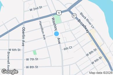 Map image of the property - 516 Washington Ave