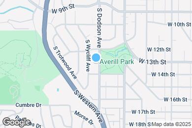 Map image of the property - 1301 S Dodson Ave