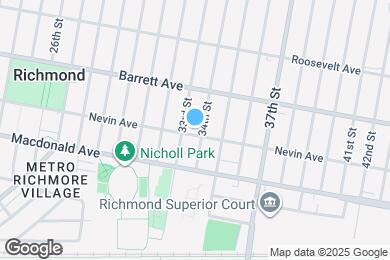 Map image of the property - 3319 Nevin Ave