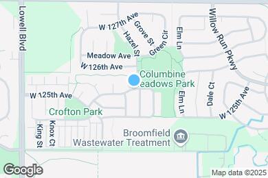 Map image of the property - 2689 W 126th Dr