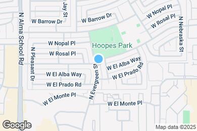 Map image of the property - 2335 N Evergreen St