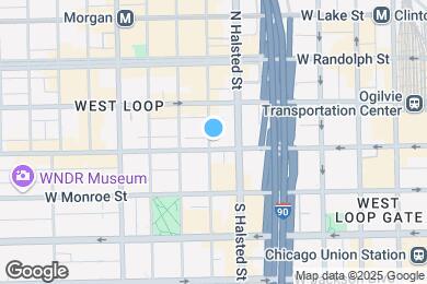 Map image of the property - 820 W Madison St