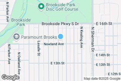 Map image of the property - 1411 N Olney St
