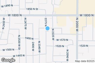 Map image of the property - 1652 N 2275 W