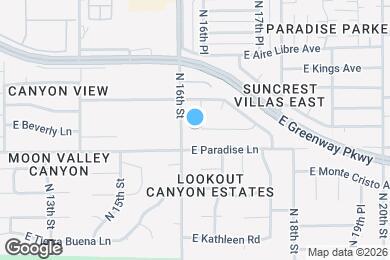 Map image of the property - 16216 N 16th Pl
