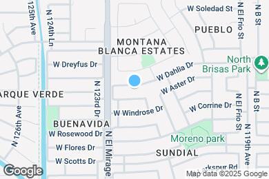 Map image of the property - 12215 W Dahlia Dr