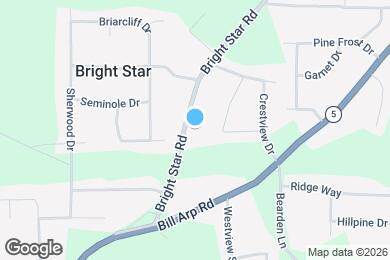 Map image of the property - 3850 Bright Star Rd
