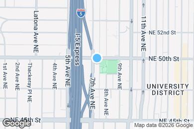 Map image of the property - 4748 7th Ave NE