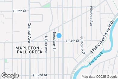 Map image of the property - 644 E 34th St