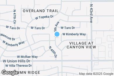 Map image of the property - 18829 N 45th Ave