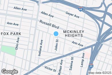 Map image of the property - 2201 Jules St