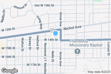 Map image of the property - 1318 Nelle St