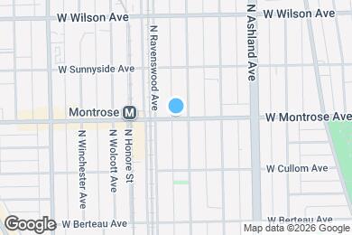 Map image of the property - 1760 W Montrose Ave