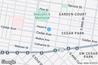 Map image of the property - 5029 Cedar Ave