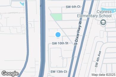 Map image of the property - 830 SW 9th Ct