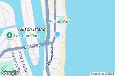 Map image of the property - 6345 Collins Ave