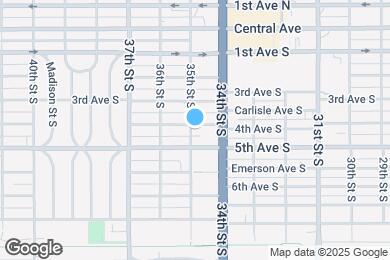 Map image of the property - 3460 4th Ave S