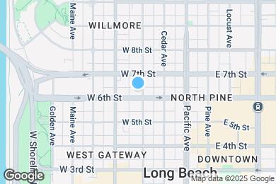 Map image of the property - 401 W 6th St