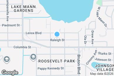 Map image of the property - 4125 Raleigh St