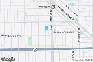 Map image of the property - 1721 N Artesian Ave