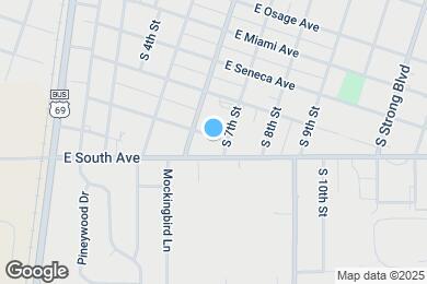 Map image of the property - 610 E Peoria Ave