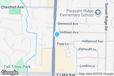 Map image of the property - 1609-1609 Waukegan Rd