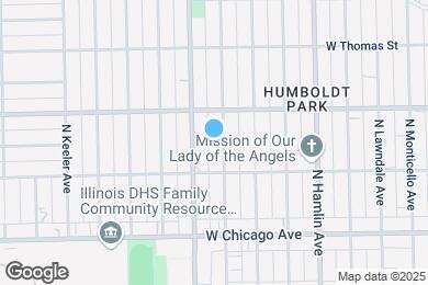 Map image of the property - 928 N Harding Ave
