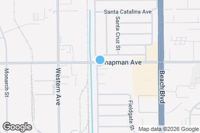 Map image of the property - 7692 Chapman Ave